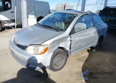 2001 Toyota Echo z USA, uszkodzony, nr VIN JTDAT123010184673